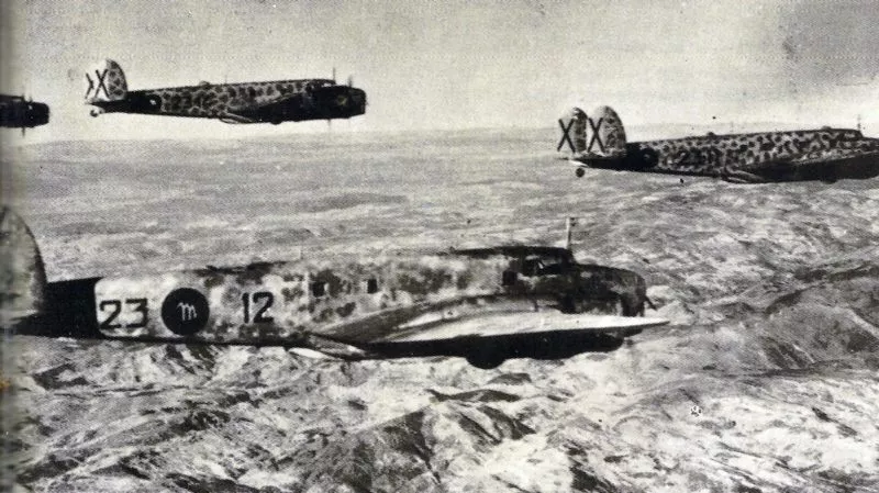 Bf 109 bei Verbündeten 7 Fiat BR 20