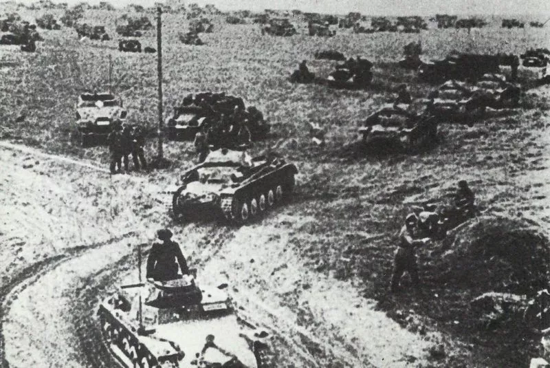 Wehrmacht Kriegsgliederung Polenfeldzug 7 Bereitstellung einer deutschen Panzer-Division
