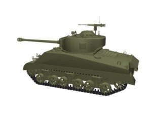 3d-Modell M4A2(76mm) Sherman