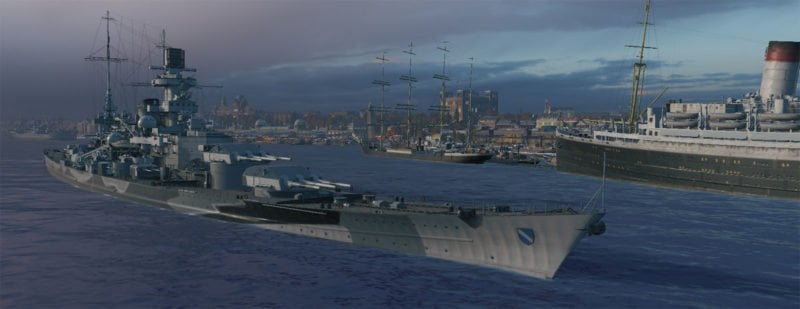 Scharnhorst in WoWs