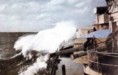 Scharnhorst auf See