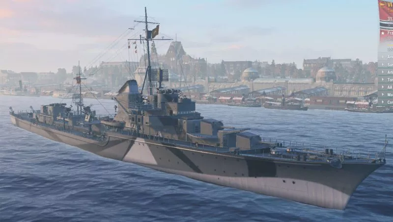 S-Boote und Torpedoboote der Kriegsmarine 25 T 61 in WoWs