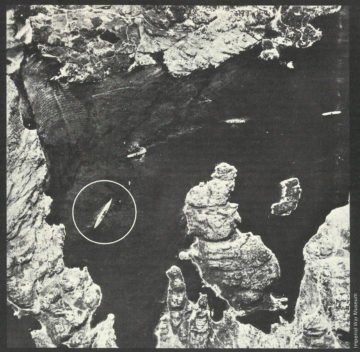 Luftbild eines RAF-Aufklärers der Bismarck