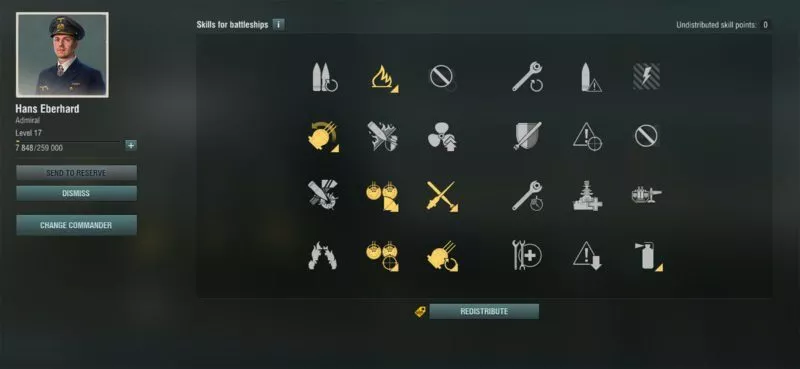 Schlachtschiffe Kaiser, Nassau, König 30 Kapitän der Nassau in WoWs