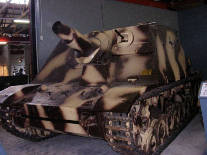 Brummbär im Panzermuseum Munster