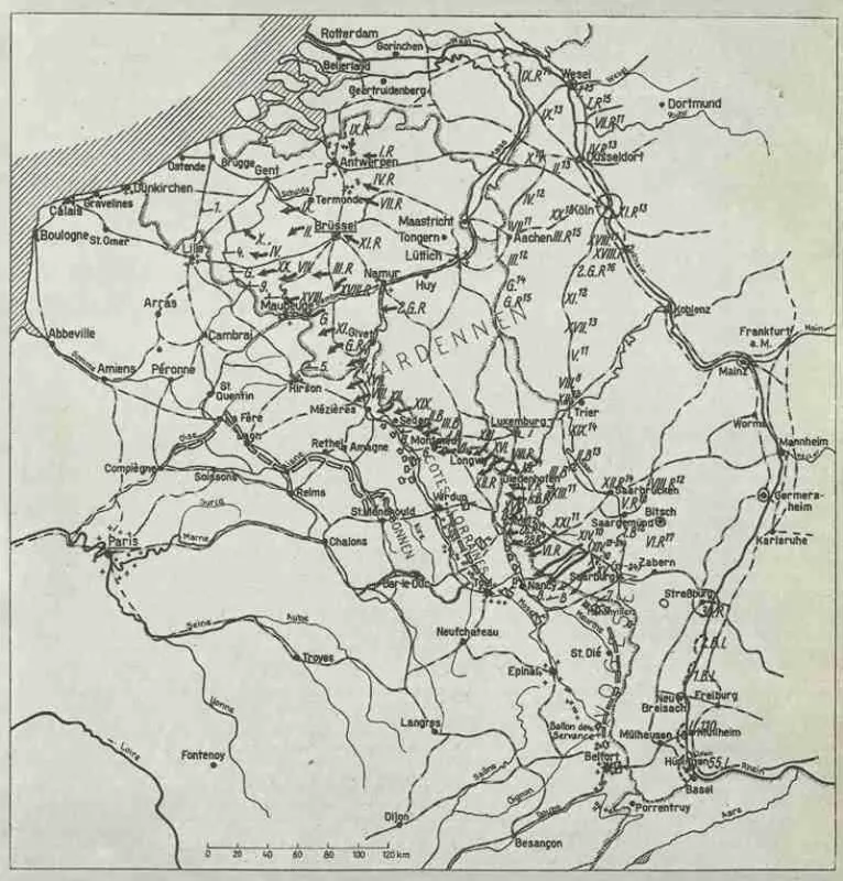 Deutsche Kampfkraft im 1. Weltkrieg 8 Schlieffen Plan