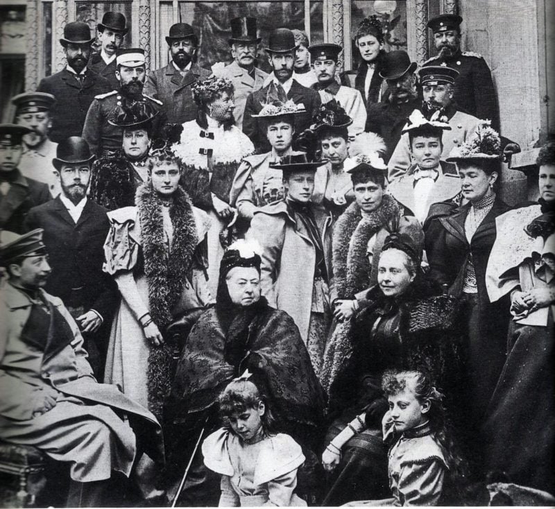 'Familientreffen' bei einer Hochzeit in Coburg 1894