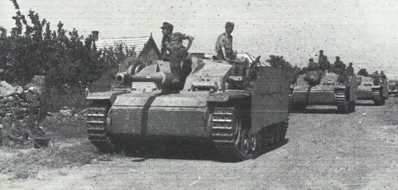 Sturmgeschütz 40 8 Kolonne von StuG III Ausf. F/8