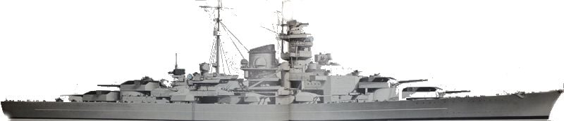 Modell der Tirpitz