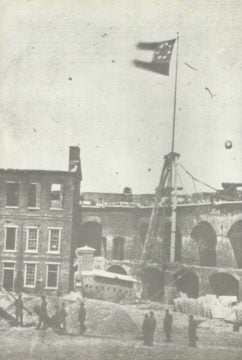 Fort Sumter Flagge der Konföderierten