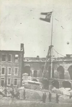 Fort Sumter - Auftakt zum US-Bürgerkrieg 9 Fort Sumter Flagge der Konföderierten