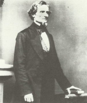 Südstaaten-Präsident Jefferson Davis