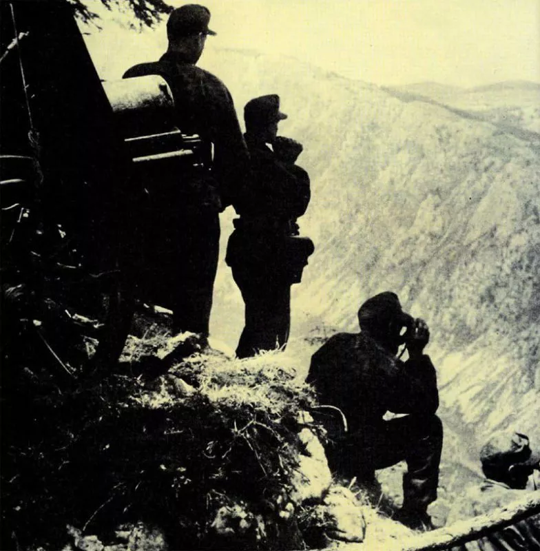 7. SS-Freiwilligen-Gebirgs-Division Prinz Eugen 15 12,5-cm-Gebirgshaubitze von Prinz Eugen