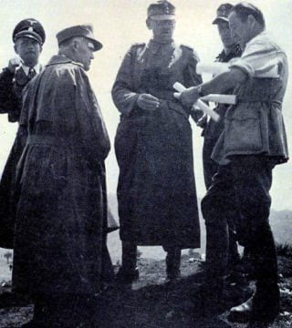 Drei Divisionskommandeure Prinz Eugen