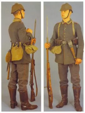 Deutsche Uniformen im Ersten Weltkrieg 10 Deutscher Infanterist 1915