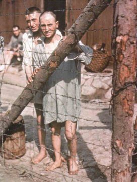 Häftlinge des KZ Buchenwalds 