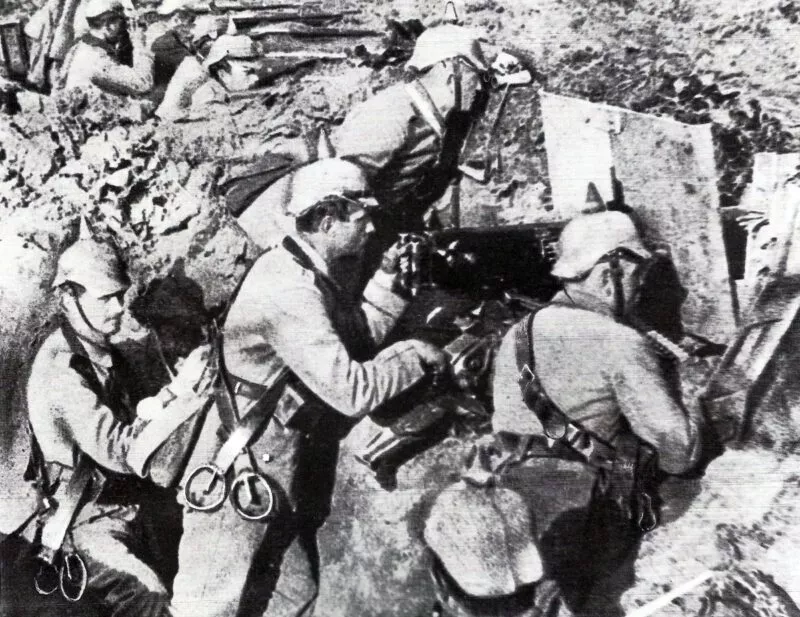Organisation deutsche Maschinengewehr-Einheiten 1914-18 27 MG08-Maschinengewehr 1914