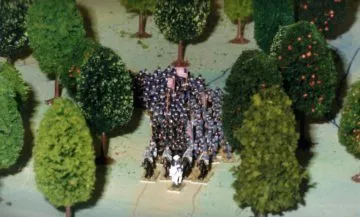 Schlacht von Bull Run (Manassas) 11 Anmarschs eines Unions-Regimentes
