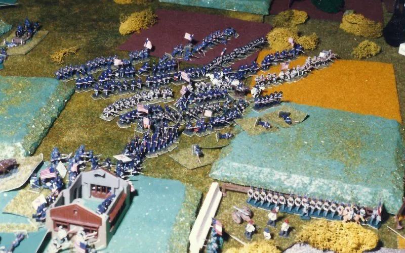 Entscheidung auf dem Henry House Hill 9 'Table-Top'-Schlacht US-Bürgerkrieg