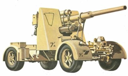 88 mm Flak 18 transport