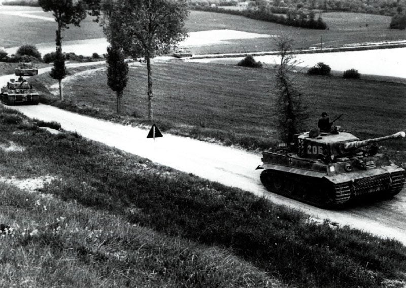 101. schweren SS-Panzer-Abteilung in die Normandie