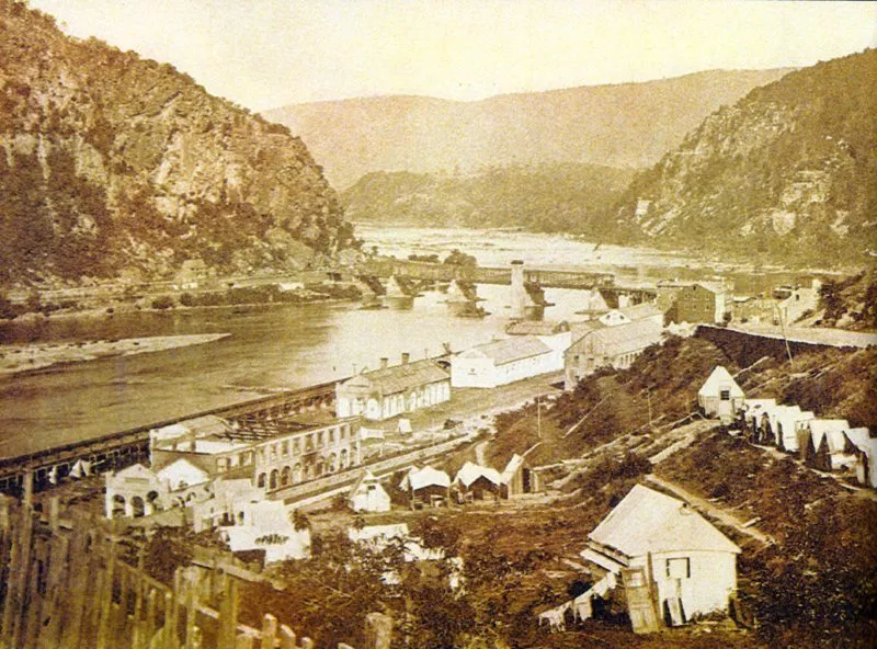 Amerikanischer Bürgerkrieg 6 Harpers Ferry nach Browns Überfall