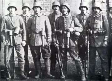 Soldaten eines Garde-Grenadier-Regimentes