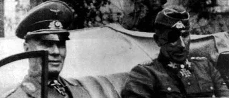 Rommel mit Paul Hausser
