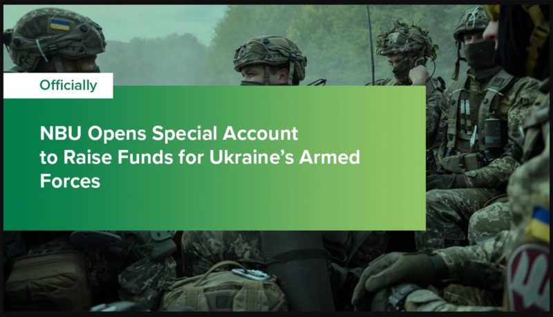 Unterstützung für die ukrainischen Streitkräfte