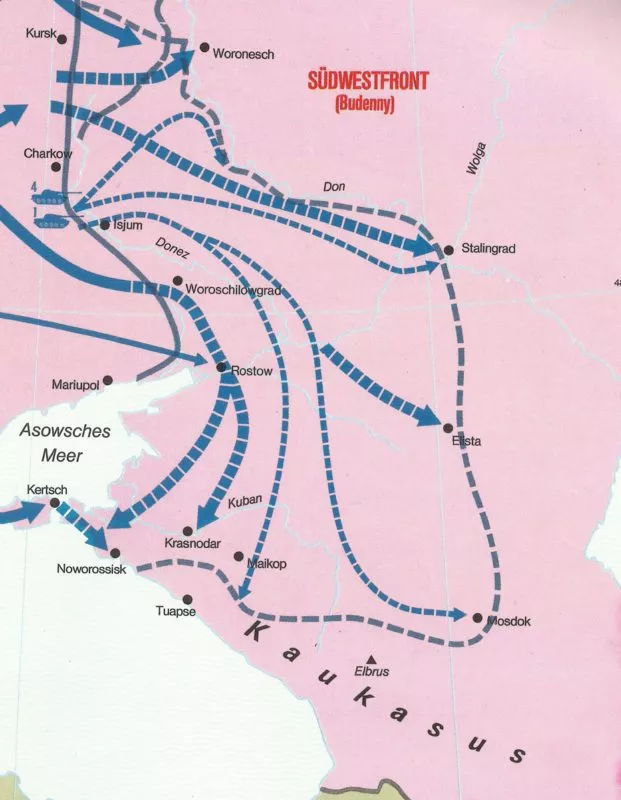 Wehrmacht Kriegsgliederung Juni 1942 und Sommeroffensive 16 Sommeroffensive 1942