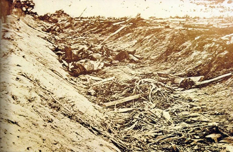 US-Bürgerkrieg 1862 13 Bloody Lane' von Antietam
