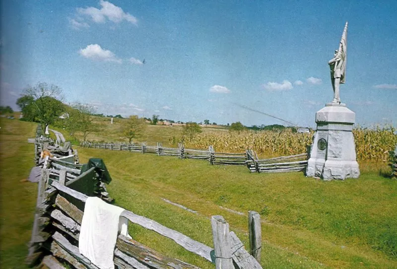 US-Bürgerkrieg 1862 9 Bloody Lane Antietam heute