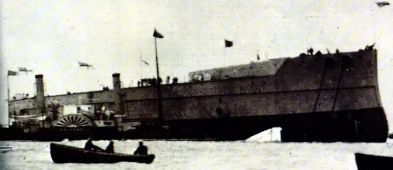 Schlachtschiff Dreadnought 21 Stapellauf der Dreadnought