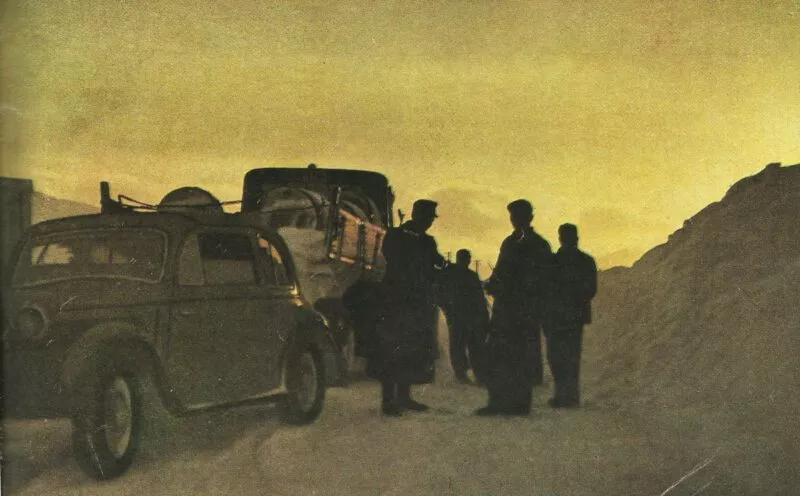Unternehmen Silberfuchs 1941: Murmansk und Petsamo 13 Wehrmachts-LKW Polarkreis