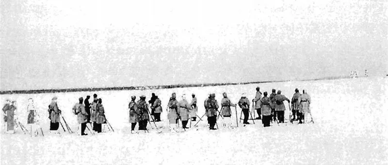 Ski-Soldaten der SS-Nord Ski troops SS Nord Feb44