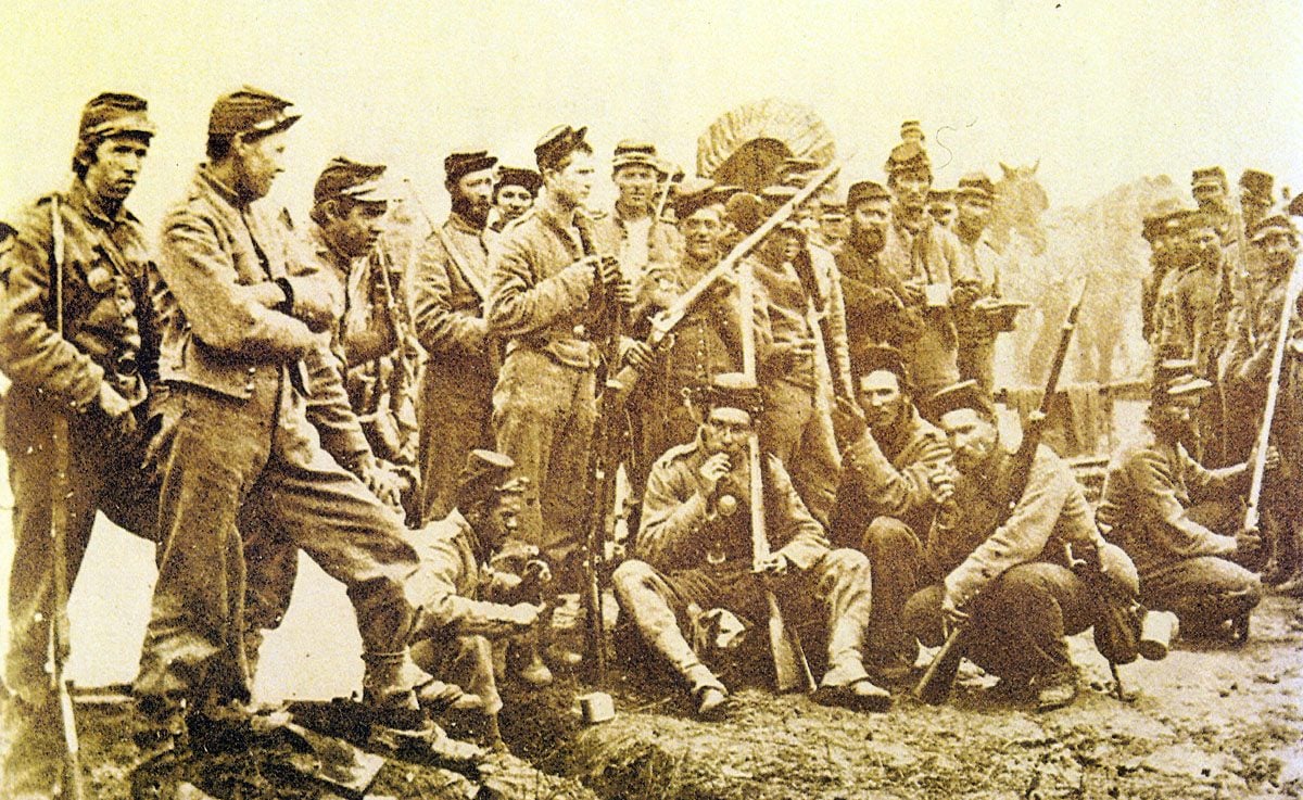 Soldaten der Potomac-Armee