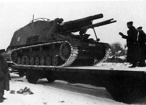 Hummel der 9. SS-Panzer-Division Hohenstaufen