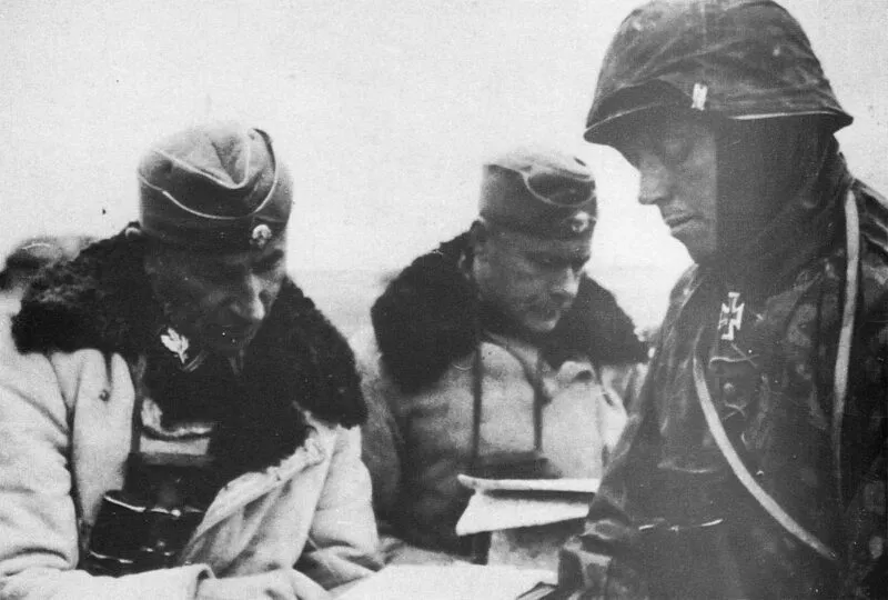 SS-Panzergrenadier-Division Leibstandarte-SS Adolf Hitler 9 Hausser, Ostendorff, Klingenberg