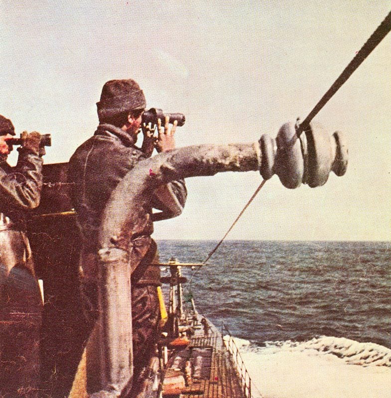 italienisches U-Boot auf Feindfahrt