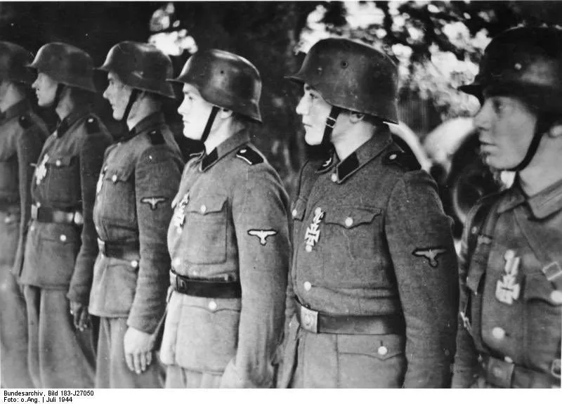 12. SS-Panzer-Division Hitlerjugend 12 Auszeichnung Angehörige 12. SS Hitlerjugend