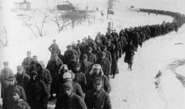 02-1943, Februar 1943 7 deutsche Gefangene Stalingrad