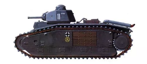 Char B1 36 Char B1 der SS-Gebirgs-Division Prinz Eugen
