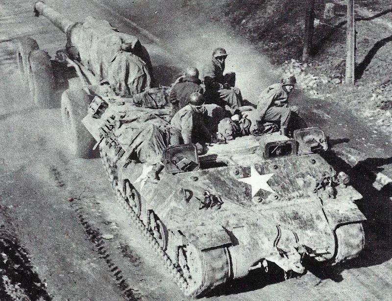 US-Jagdpanzer M10, M36, M18 7 M35-Artillerie-Zugmaschine
