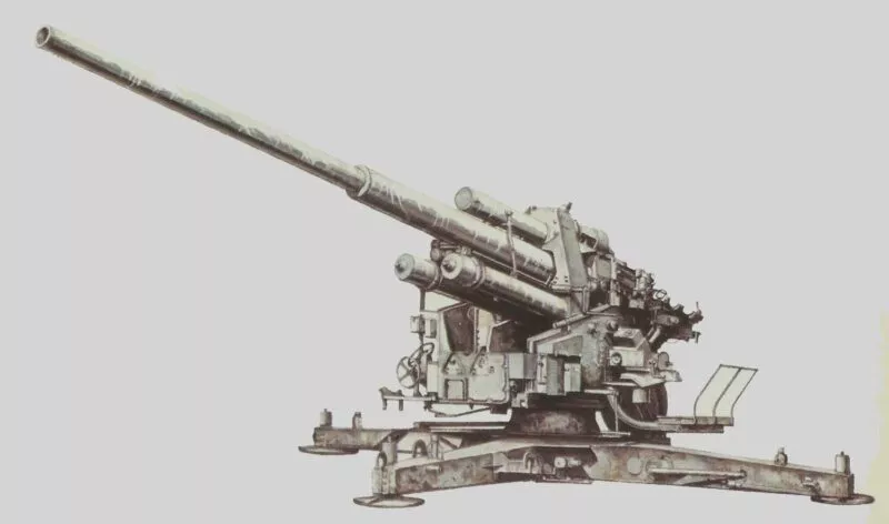 Deutsche Heimat-Flak 13 105 mm flak 39