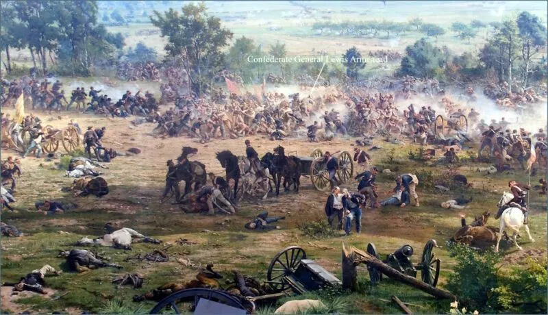 US-Bürgerkrieg 1863 11 'The Angle' Gettysburg