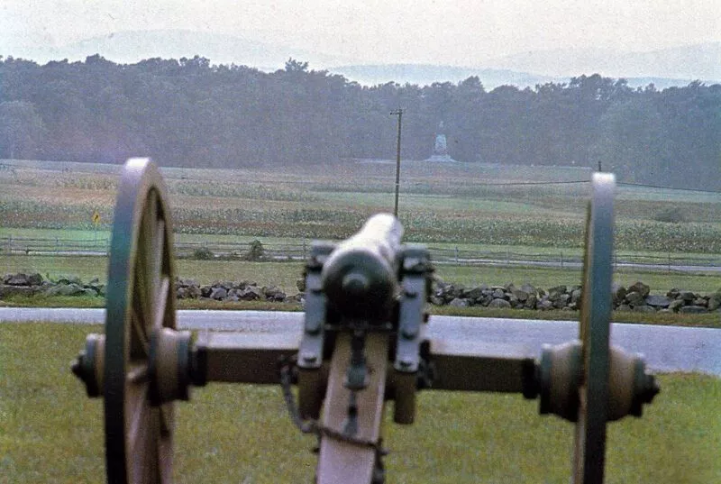 US-Bürgerkrieg 1863 10 Gettyburg heute am 'Cemetry Ridge'