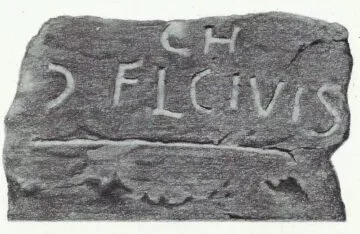 Römische Grenzbefestigungen 13 Gebäude- oder Wall-Markierung vom Hadrians Wall