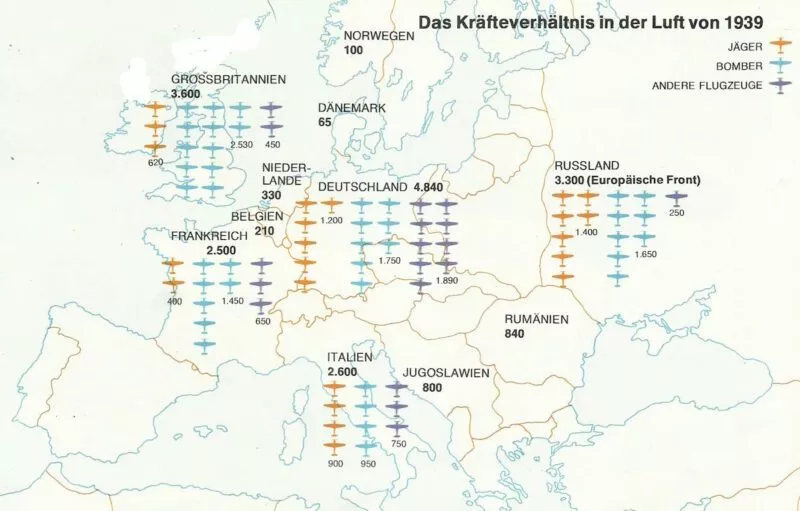 Luftstreitkräfte 48 Kräfteverhältnis in der Luft