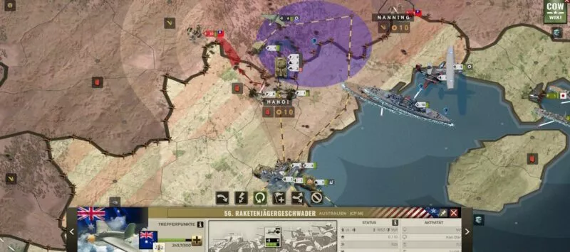 Call of War mit Australien 26 Front bei Hanoi