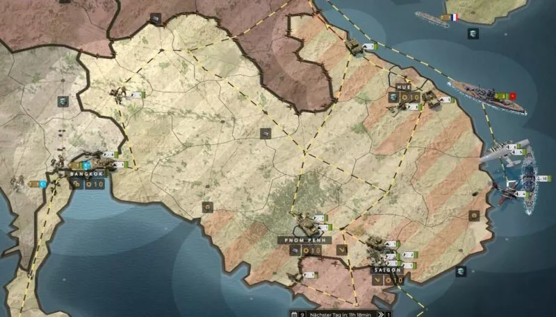 Call of War mit Australien 25 Invasion von Indochina